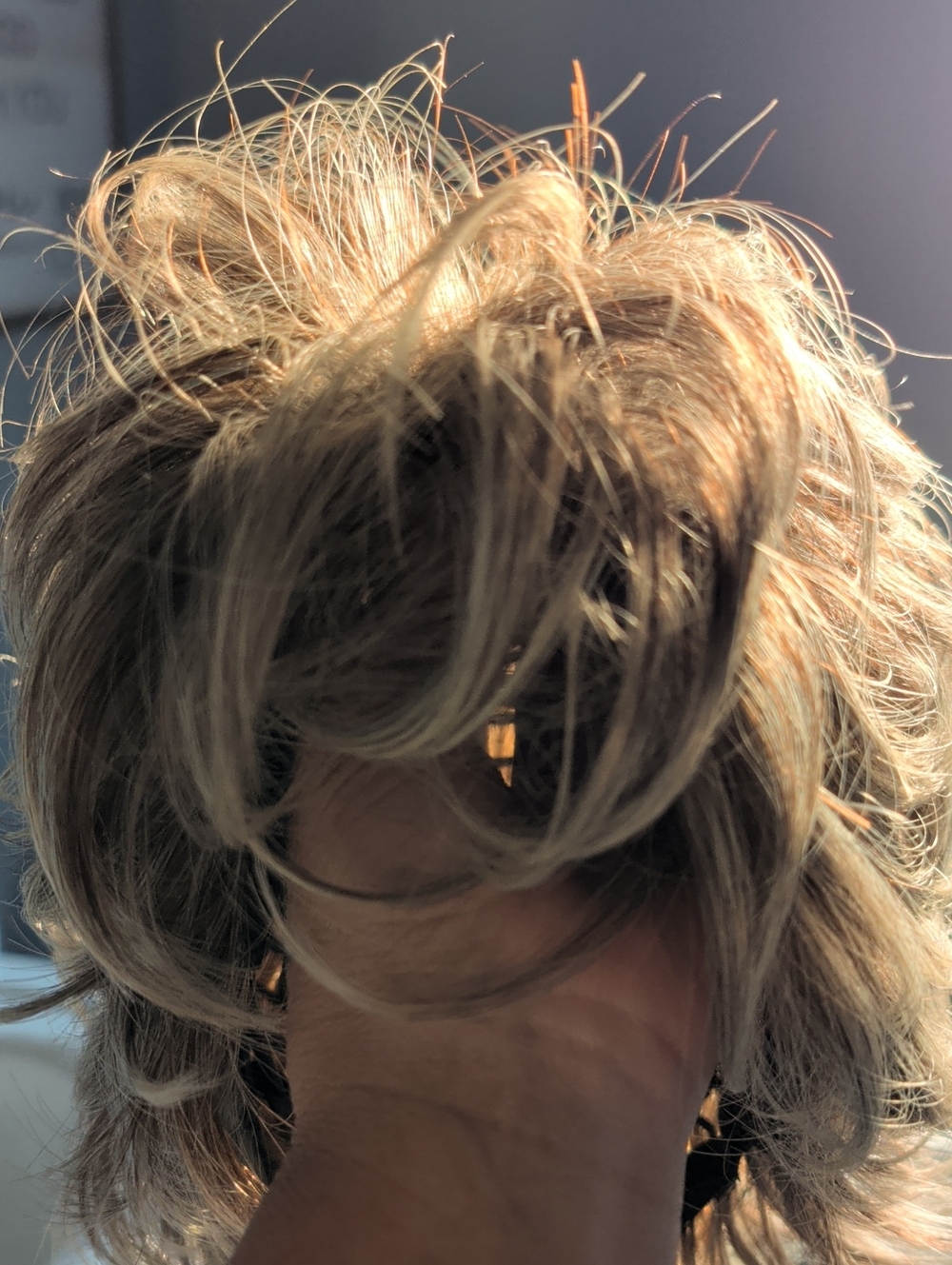 Light Ash Blonde Women's Hair Topper - Premium Natural-Look Coverage